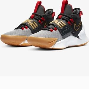 Nike Kids Sneakers - Black, Gold, Red